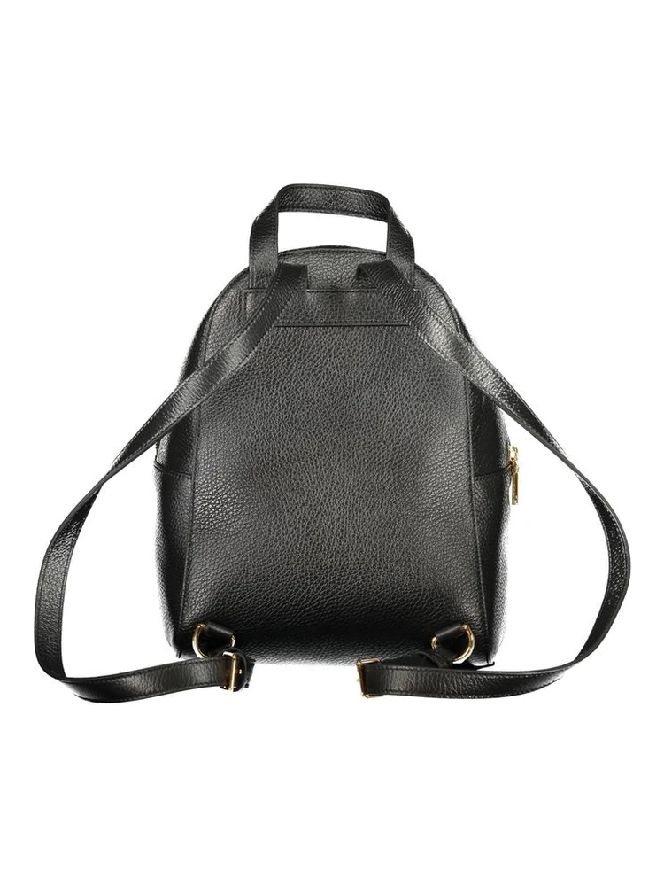 Black Leather Women Backpack alternative