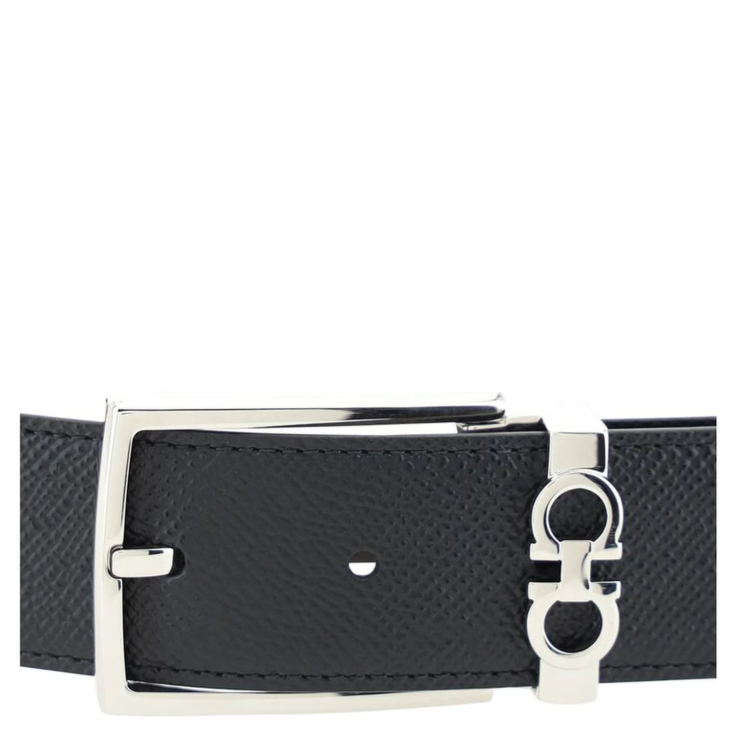 Black Calf Leather Bos Taurus Regular Belt