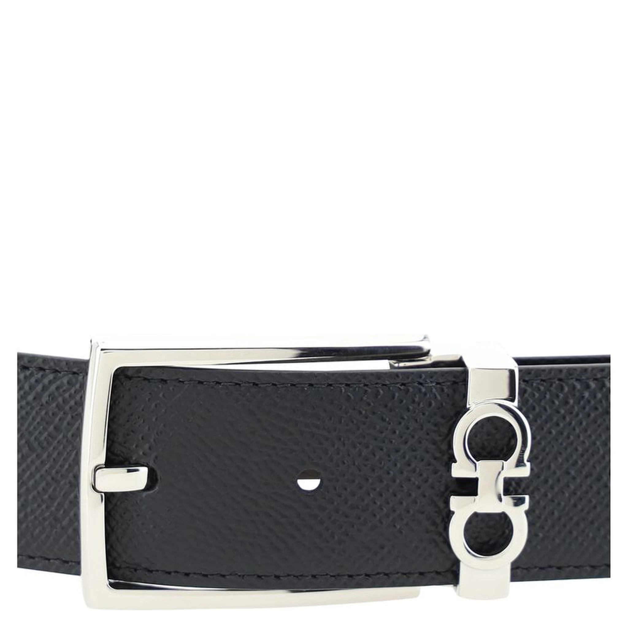 Black Calf Leather Bos Taurus Regular Belt