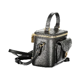 Black Leather Women Handbag