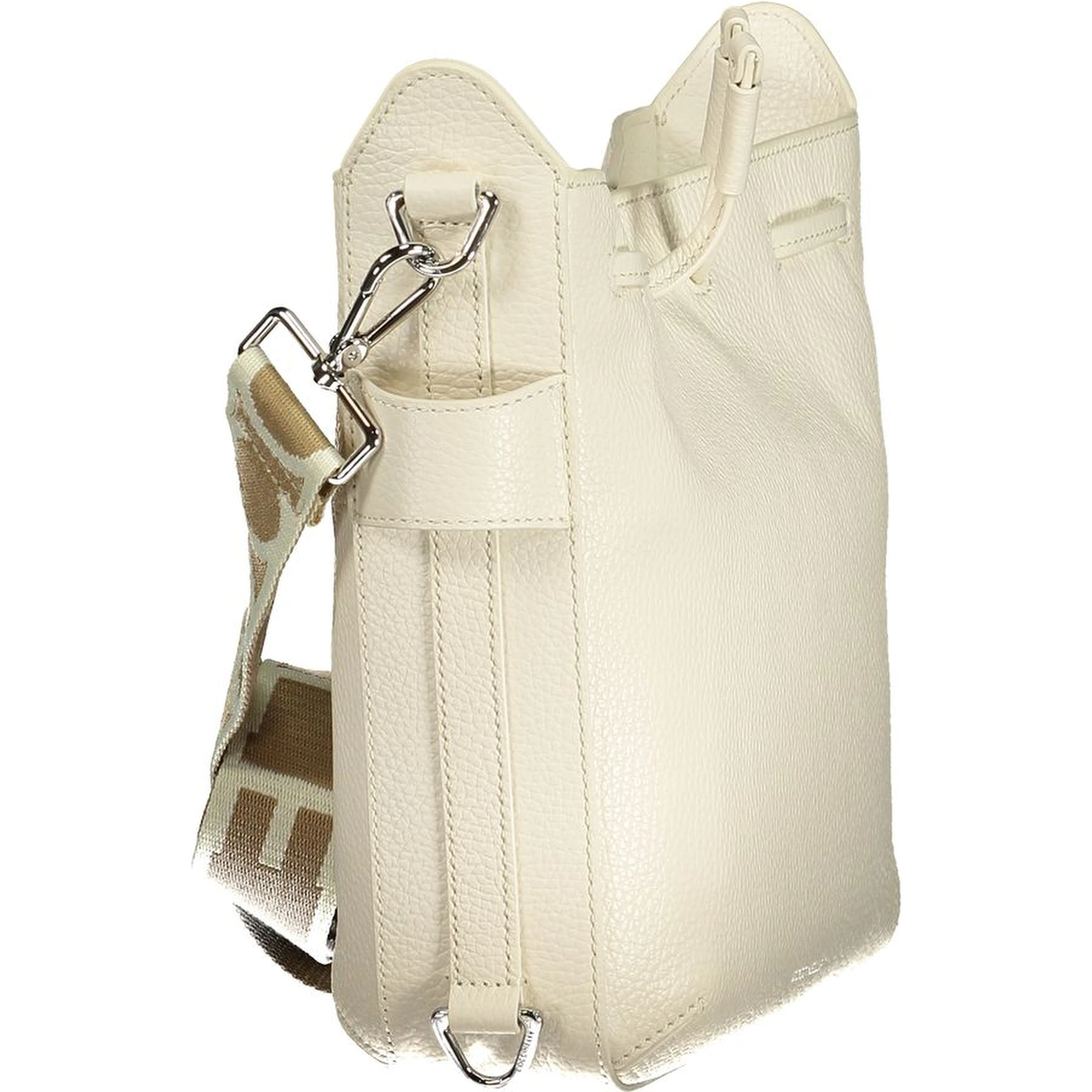 White Leather Women Handbag