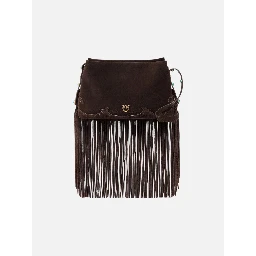 PINKO TRIPLET MINI FRINGES handbag