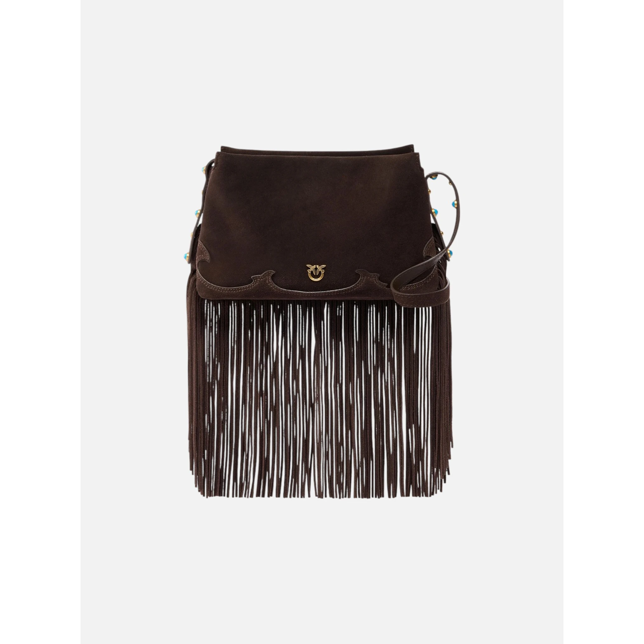 PINKO TRIPLET MINI FRINGES handbag