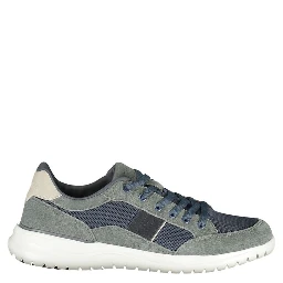 Blue Polyester Men Sneaker