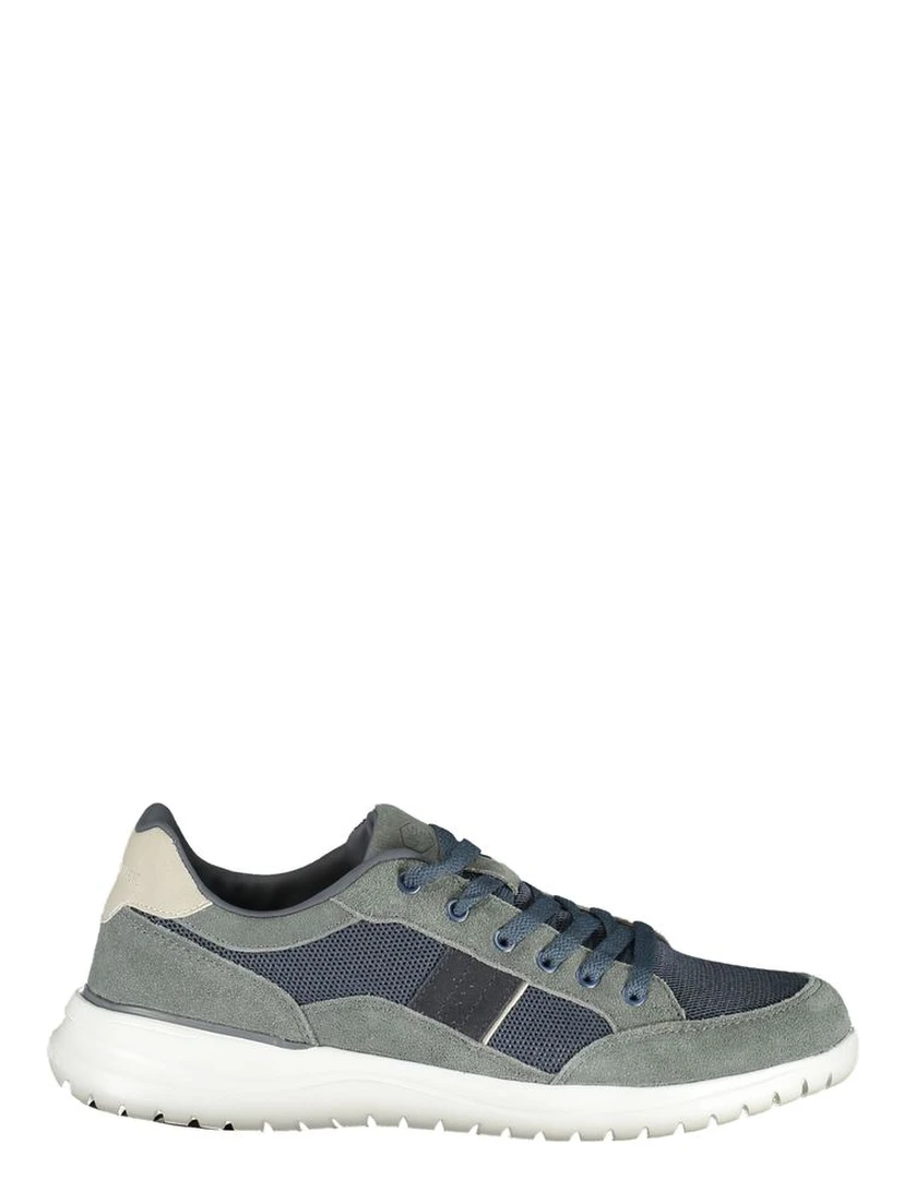 Blue Polyester Men Sneaker