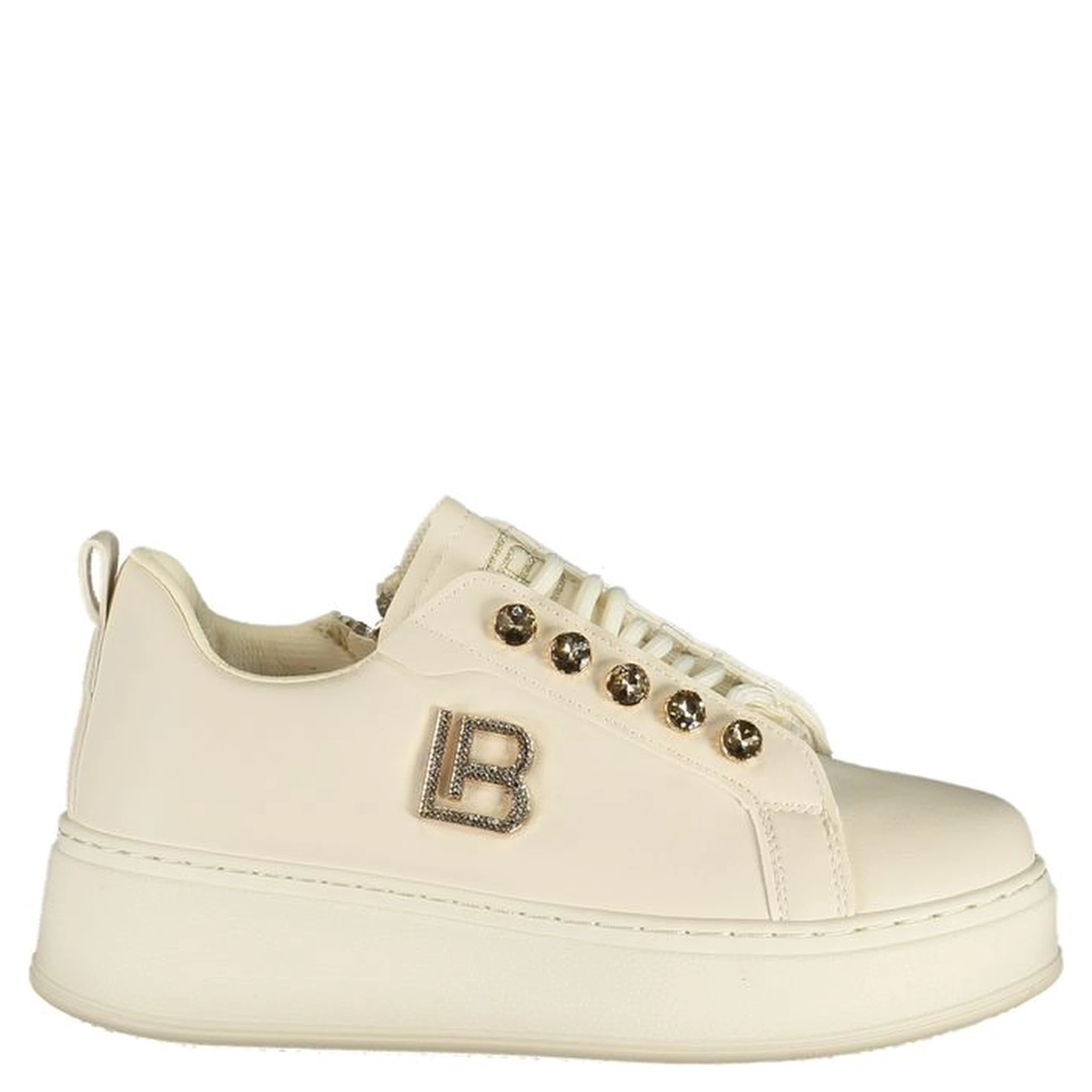 Bianco Polyurethane Women Sneaker