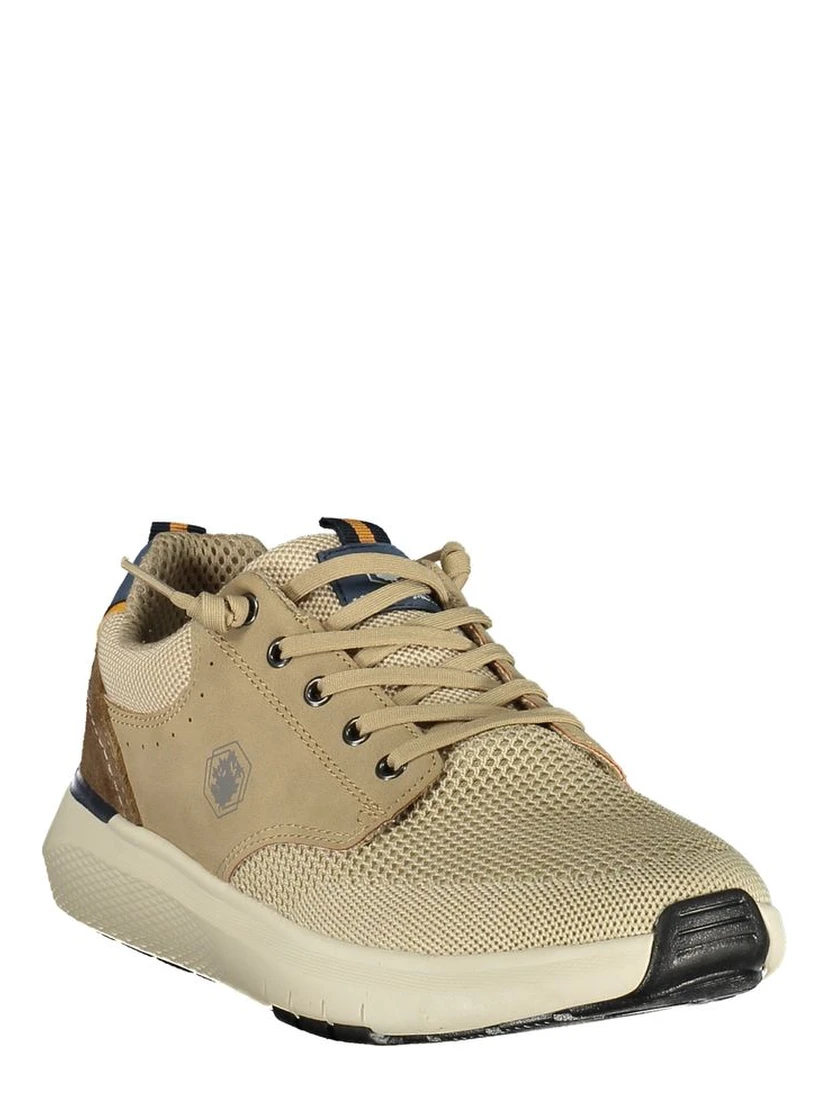 Beige Polyurethane Men Sneaker
