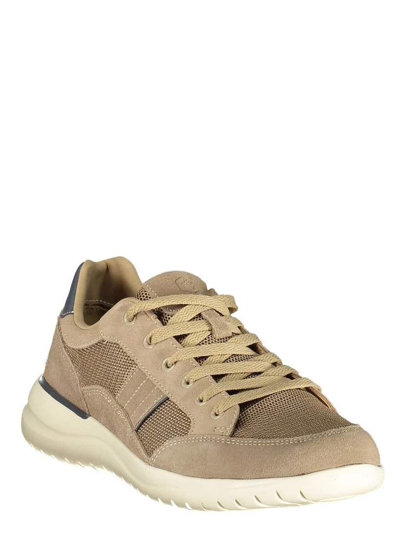Beige Polyurethane Men's Sneaker