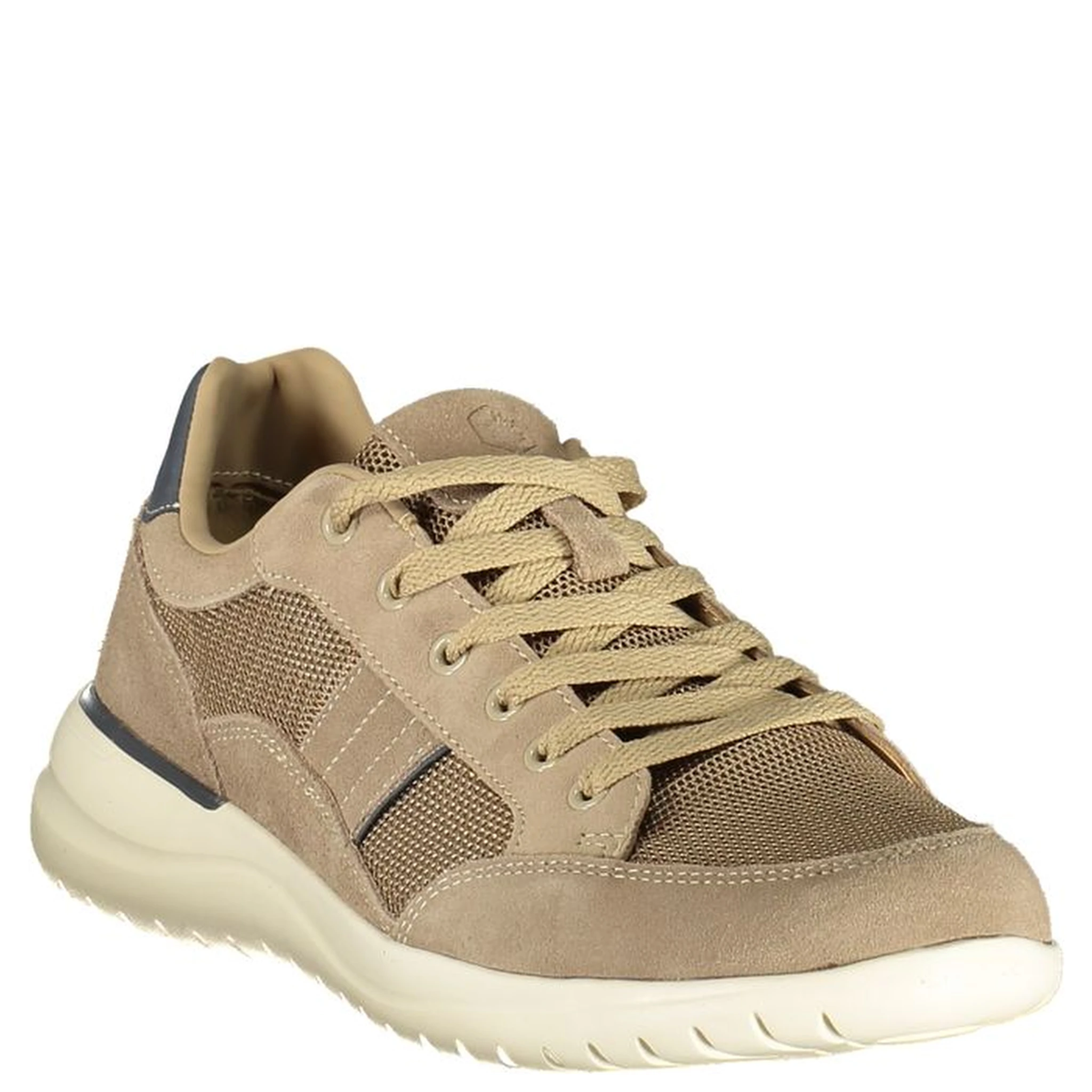 Beige Polyurethane Men's Sneaker
