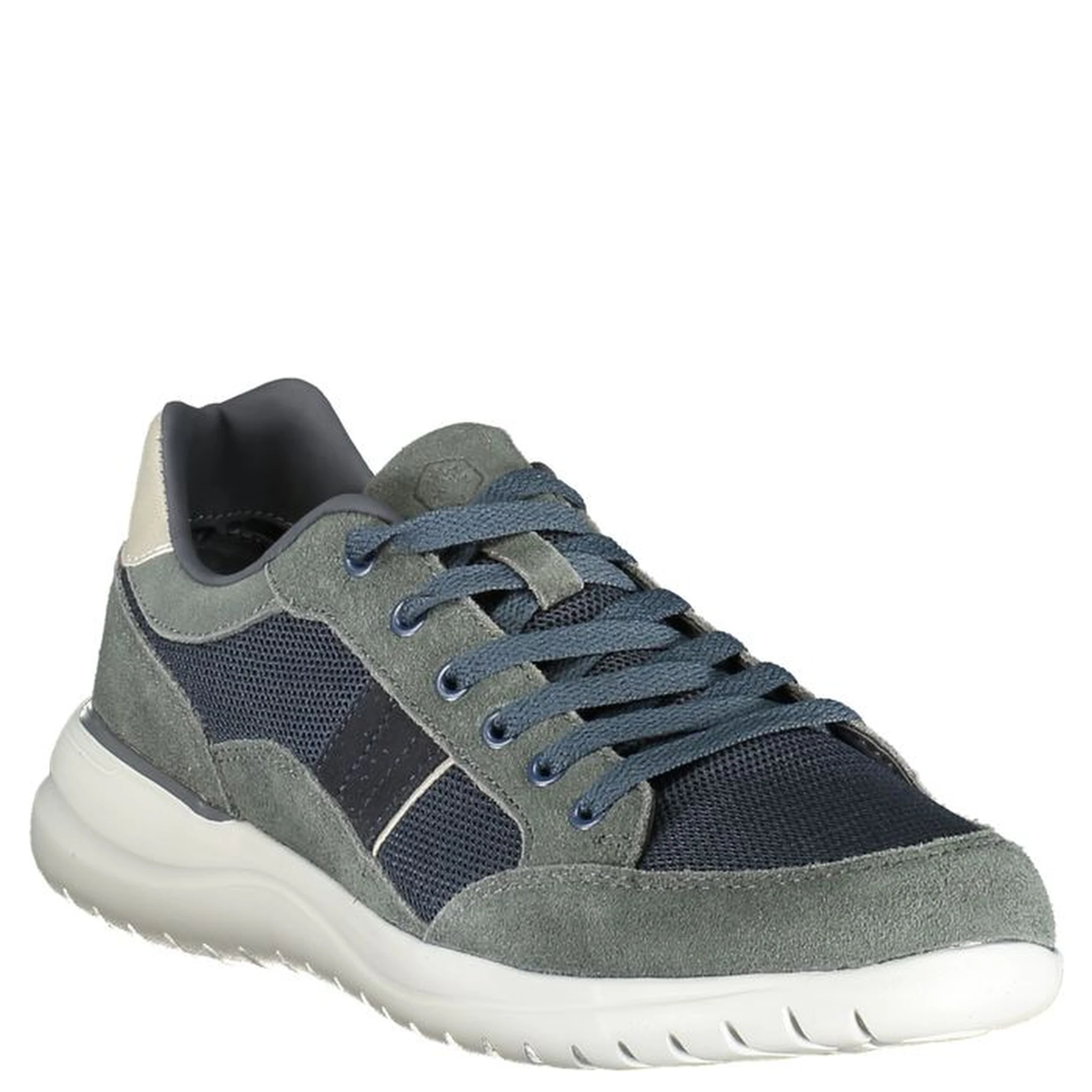 Blue Polyester Men Sneaker