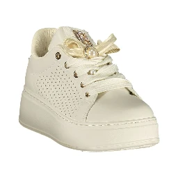 Bianco Polyurethane Women Sneaker