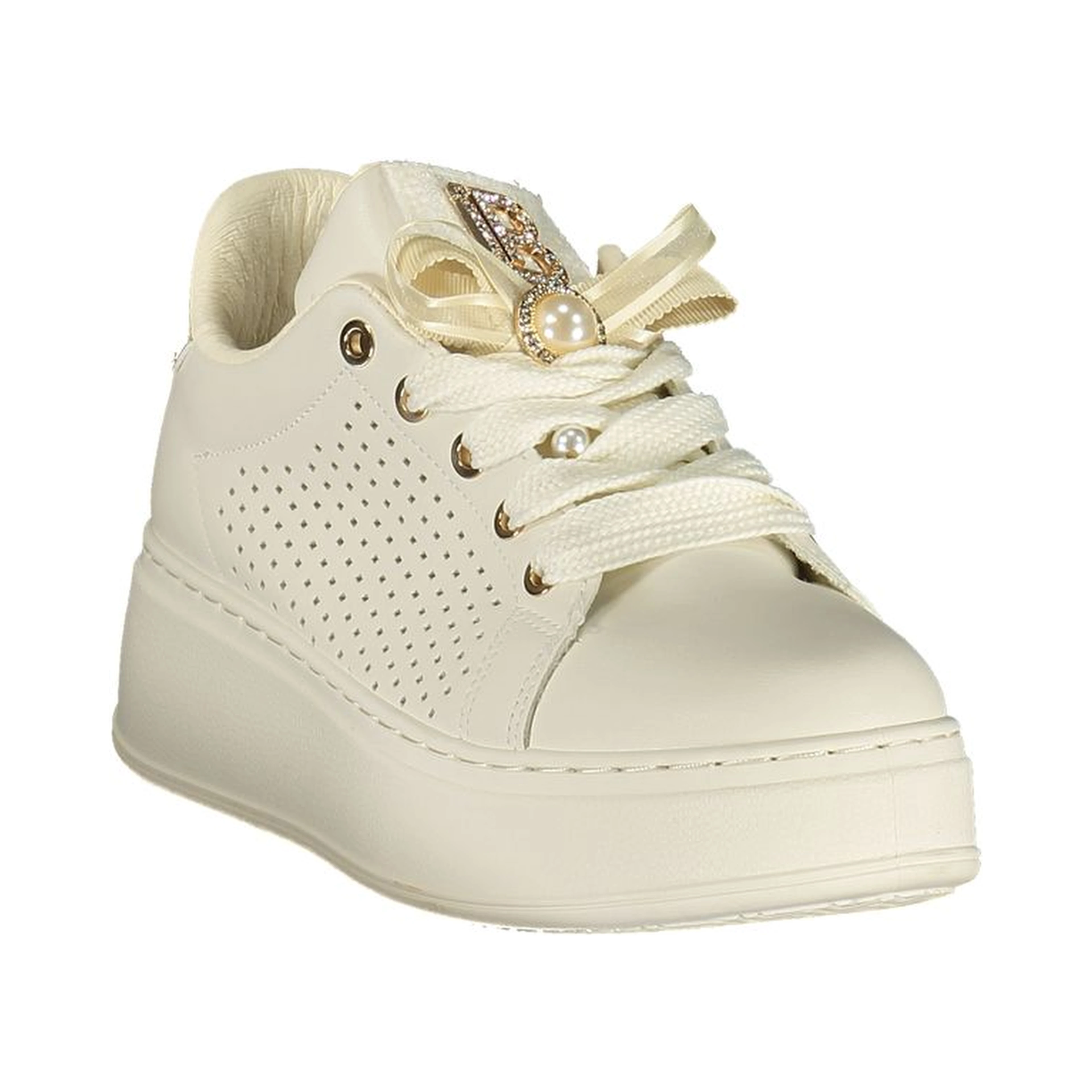 Bianco Polyurethane Women Sneaker