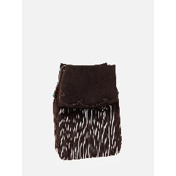 PINKO TRIPLET MINI FRINGES handbag