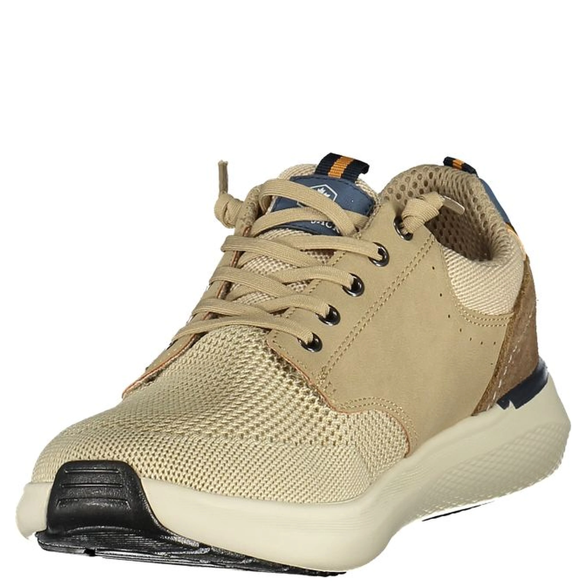 Beige Polyurethane Men Sneaker