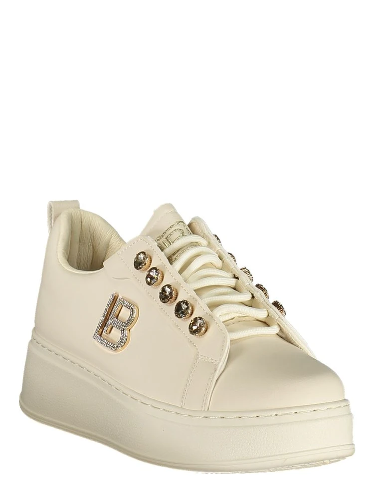 Bianco Polyurethane Women Sneaker alternative
