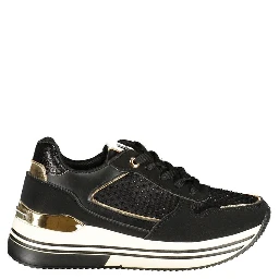 Blue Polyurethane Women Sneaker