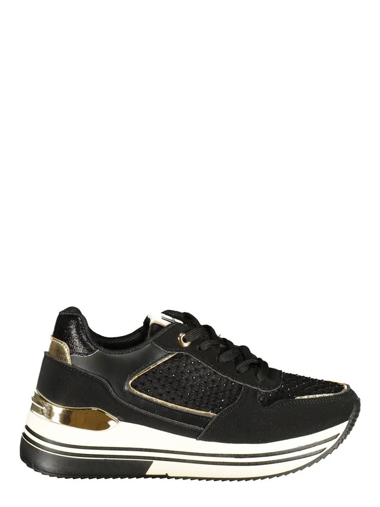 Blue Polyurethane Women Sneaker