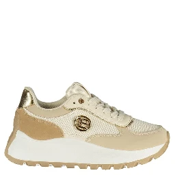Black Polyester Women Sneaker