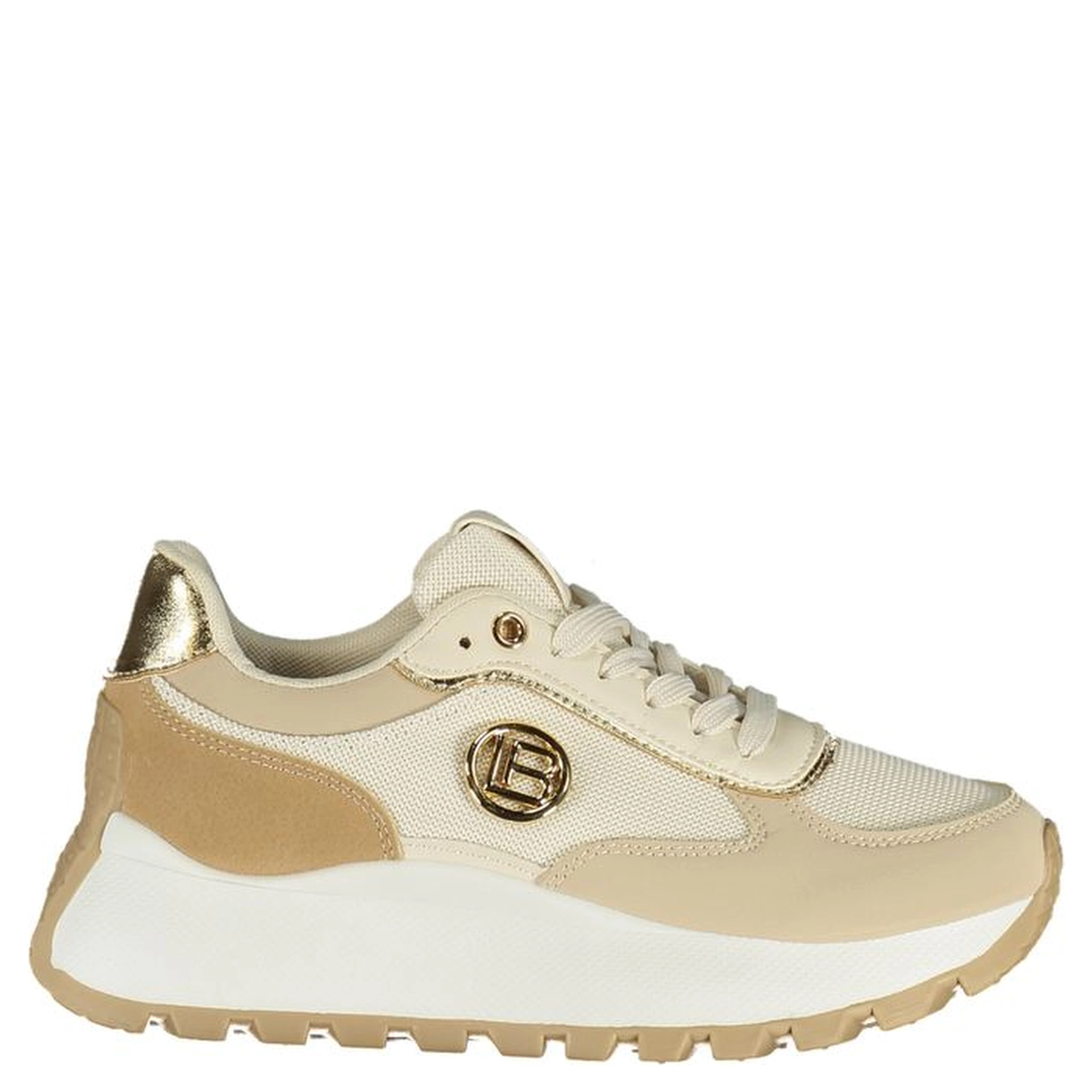 Black Polyester Women Sneaker