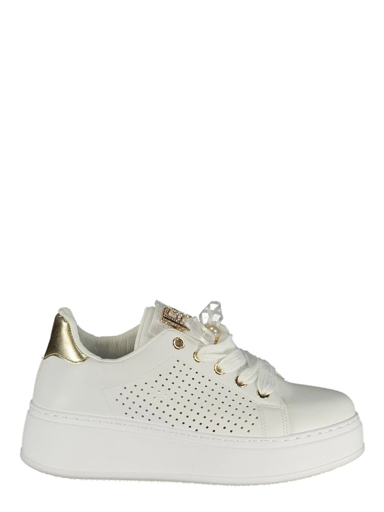 Bianco Polyurethane Women Sneaker