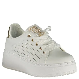 Bianco Polyurethane Women Sneaker