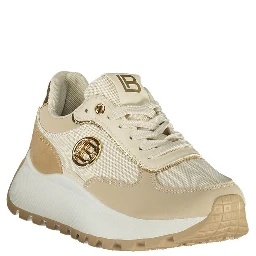 Black Polyester Women Sneaker