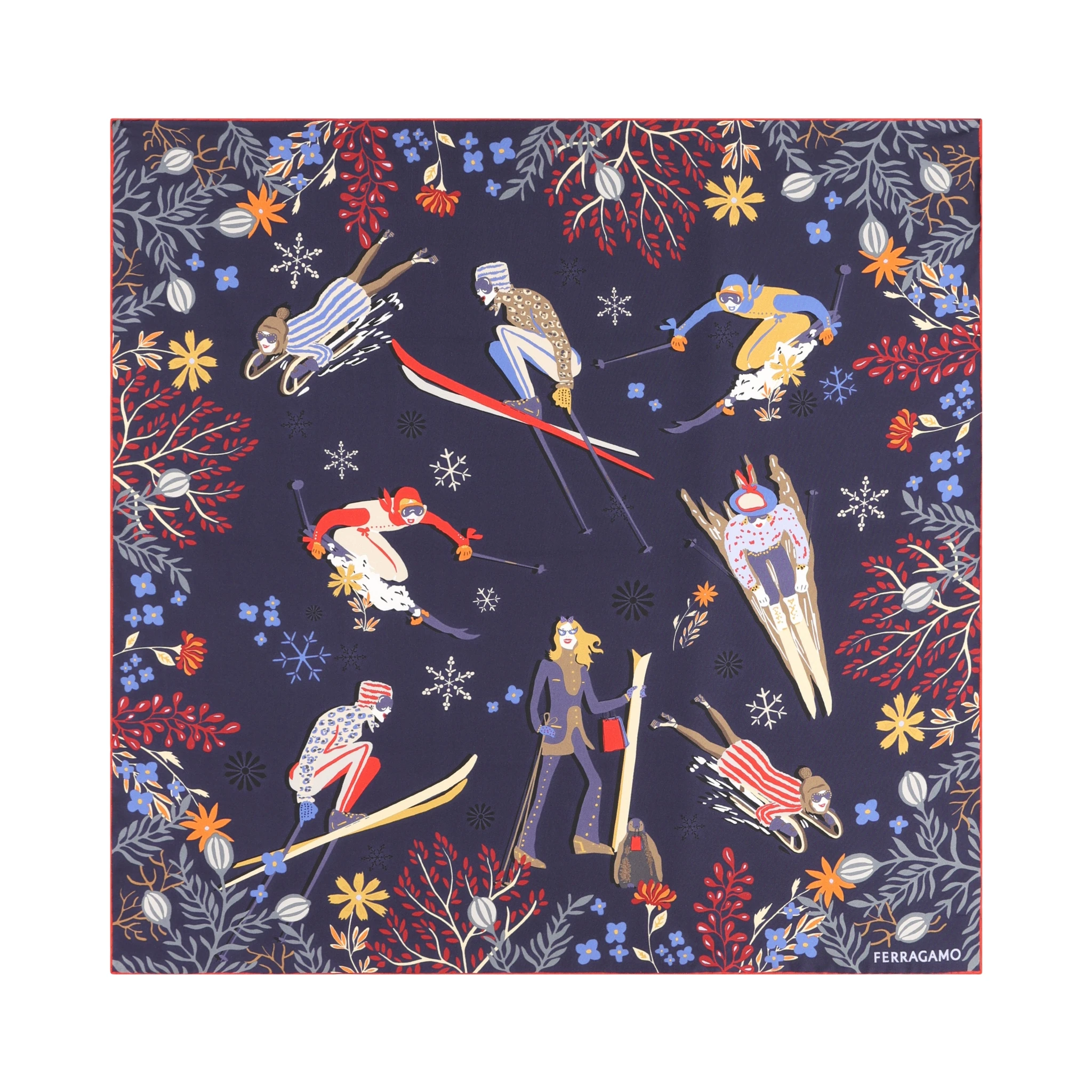 Salvatore Ferragamo Scarfs Blue