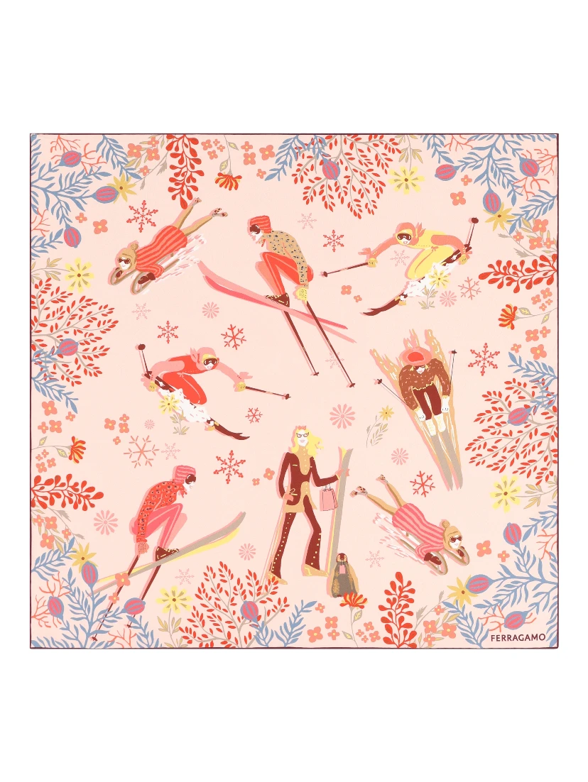 Salvatore Ferragamo Scarfs Pink