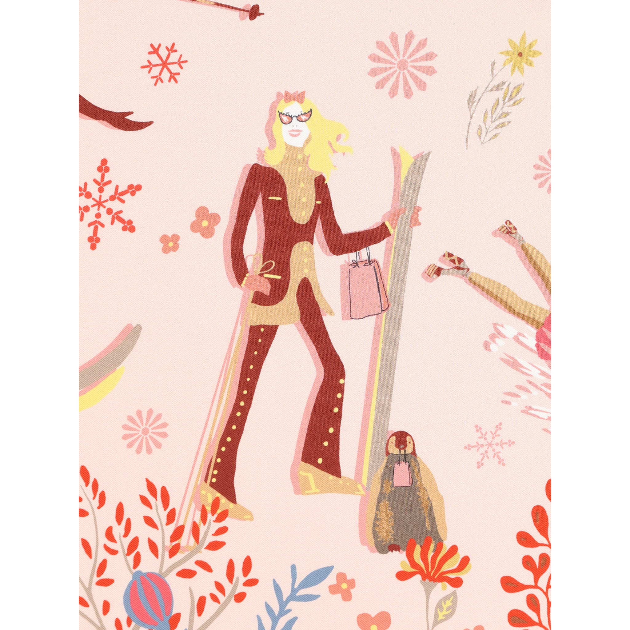 Salvatore Ferragamo Scarfs Pink