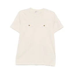 Moncler T-shirts and Polos Beige