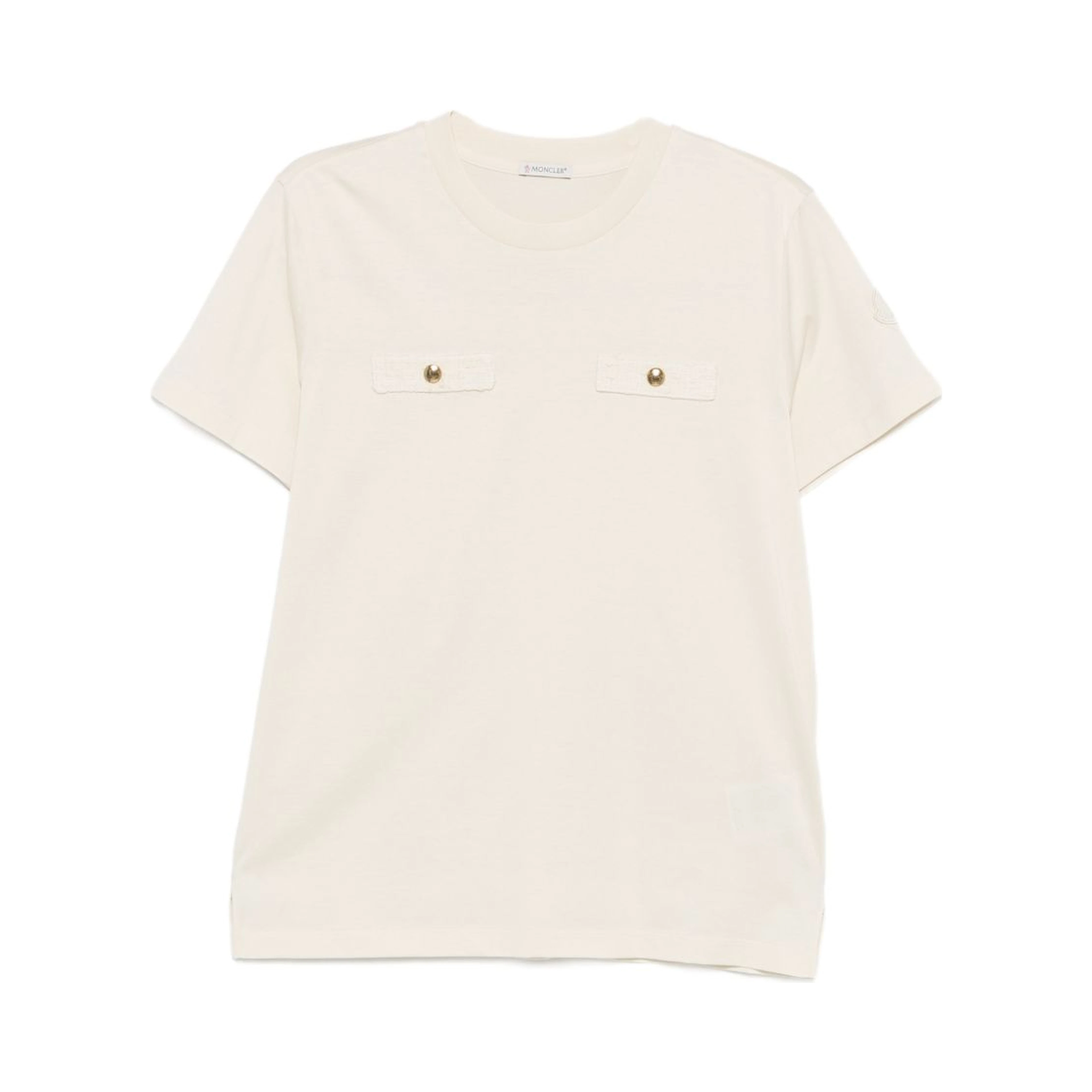 Moncler T-shirts and Polos Beige