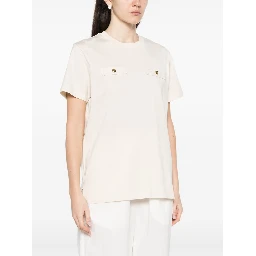 Moncler T-shirts and Polos Beige