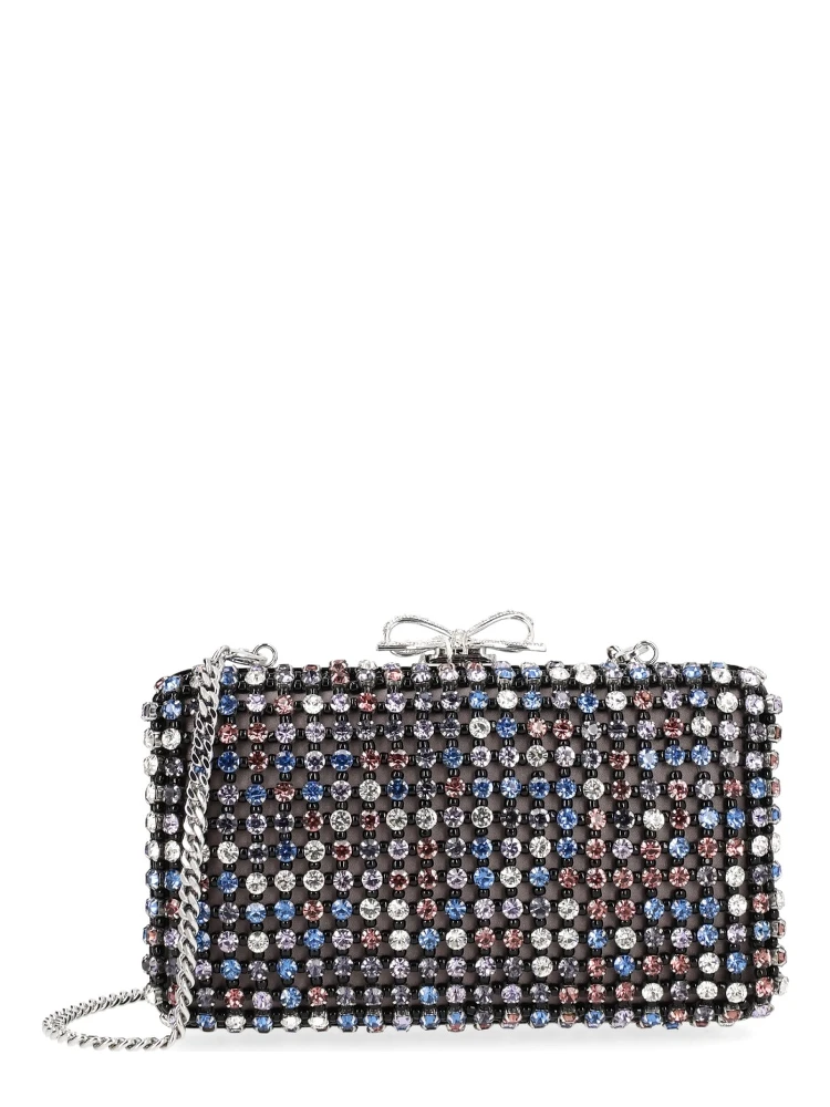 "CRYSTAL CHAINMAIL" CLUTCH BAG
