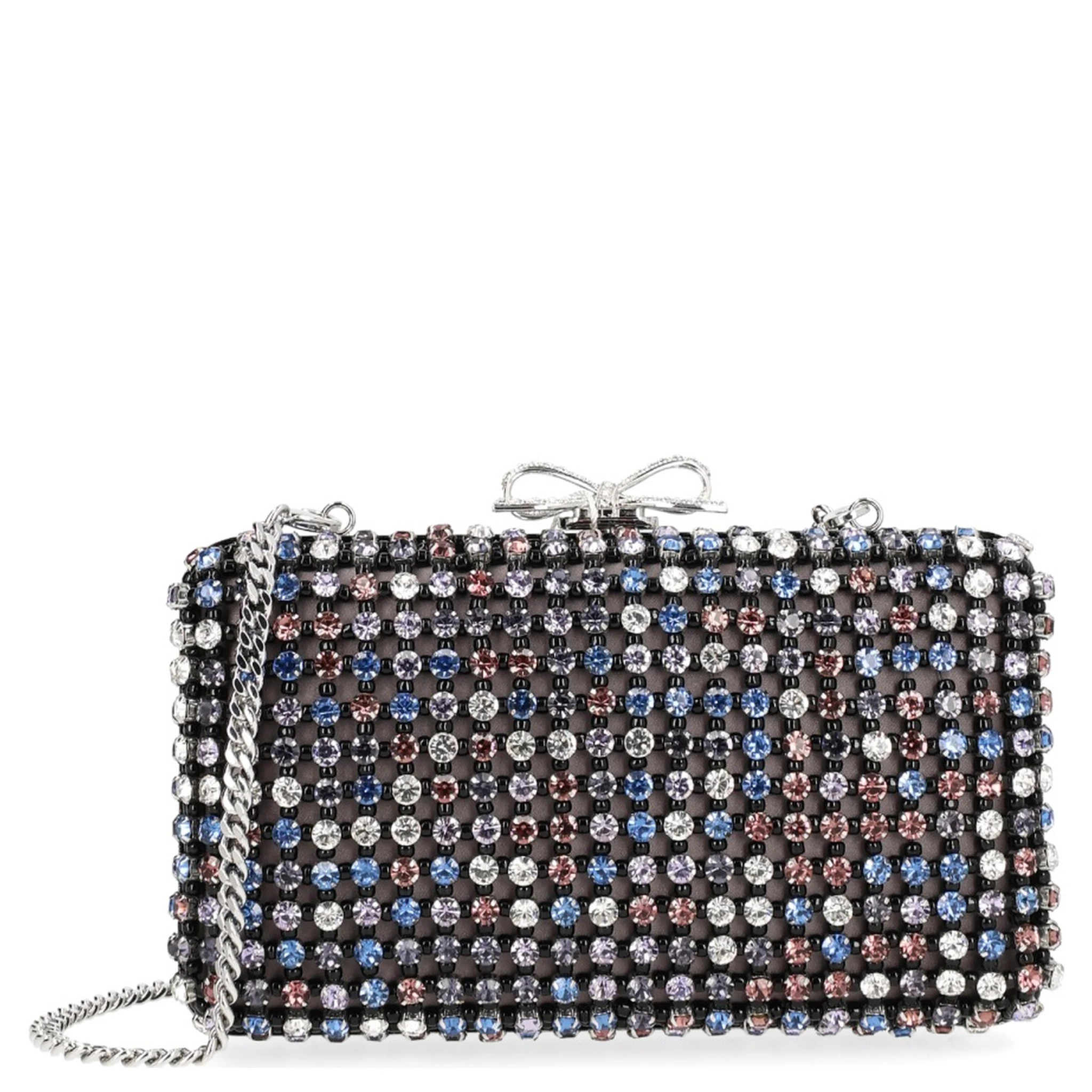 "CRYSTAL CHAINMAIL" CLUTCH BAG