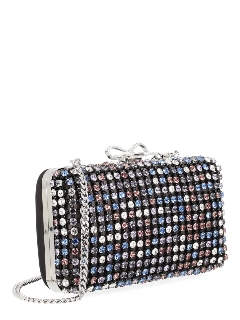"CRYSTAL CHAINMAIL" CLUTCH BAG