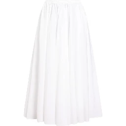 COTTON MIDI SKIRT