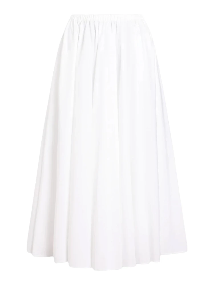 COTTON MIDI SKIRT