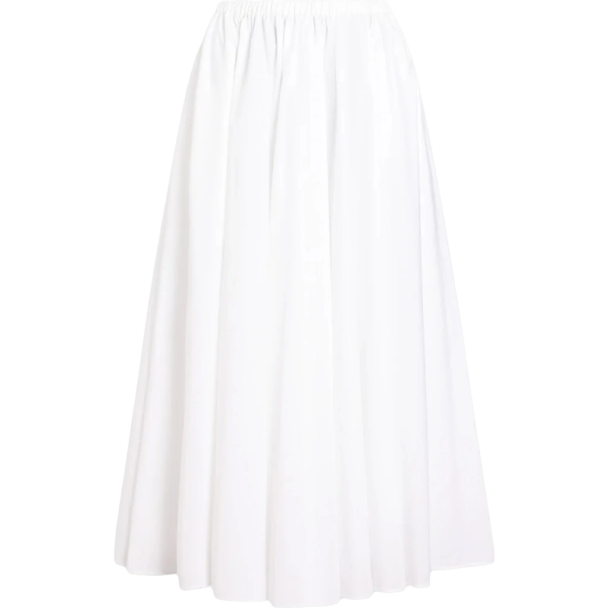 COTTON MIDI SKIRT