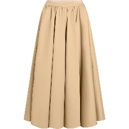 COTTON MAXI SKIRT