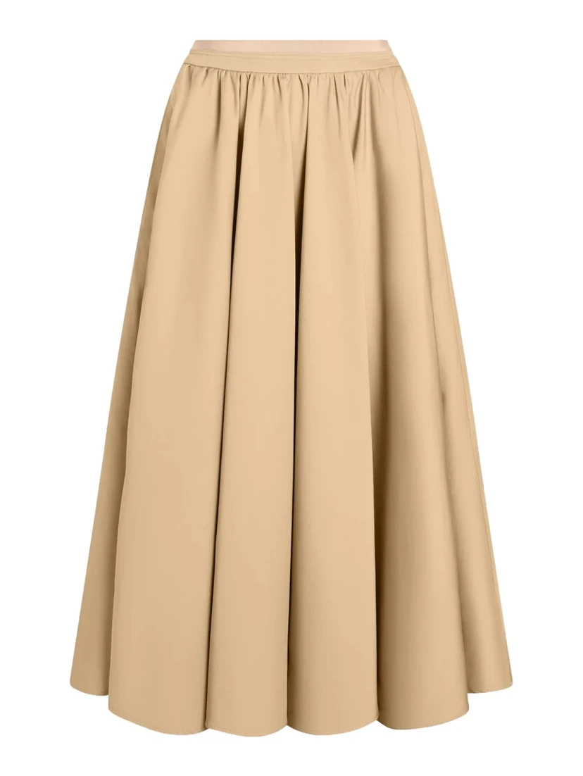 COTTON MAXI SKIRT