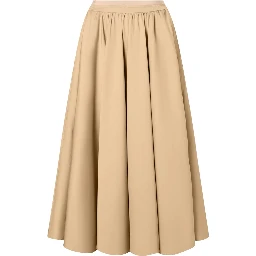 COTTON MAXI SKIRT