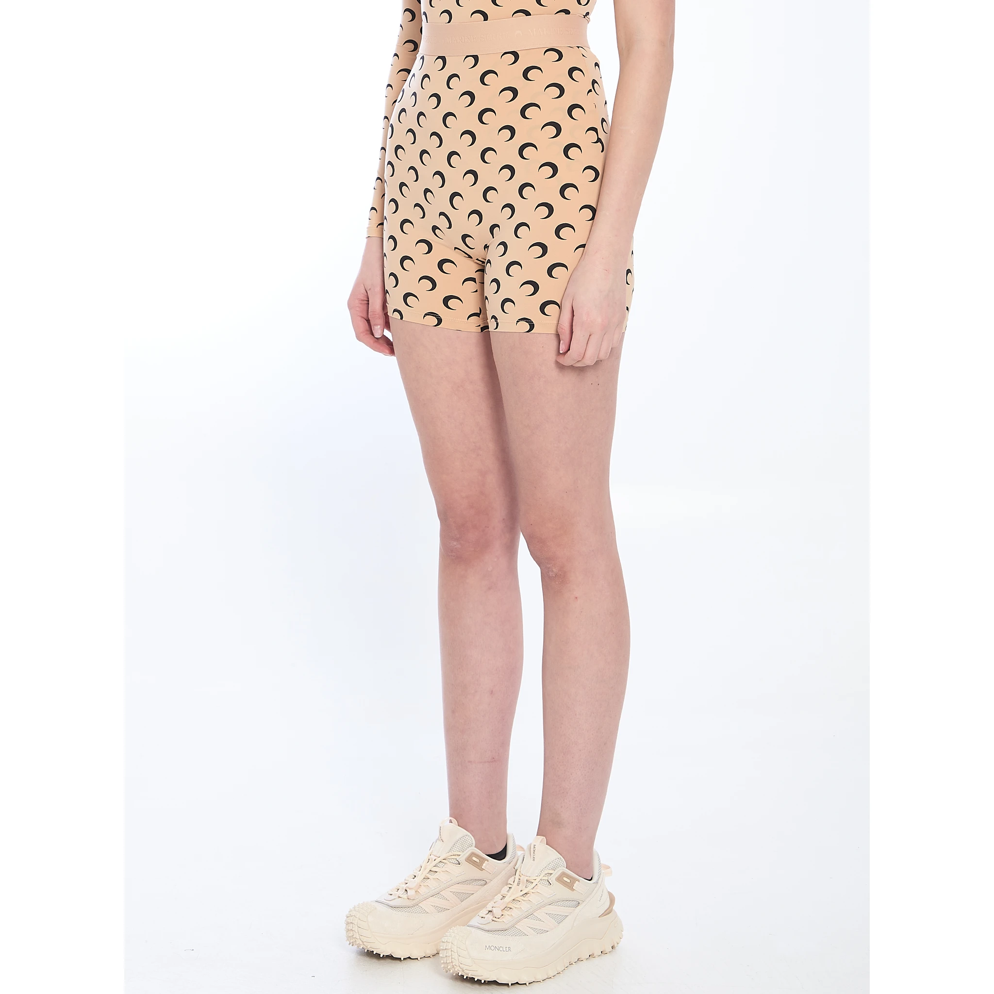 Moon jersey mini shorts