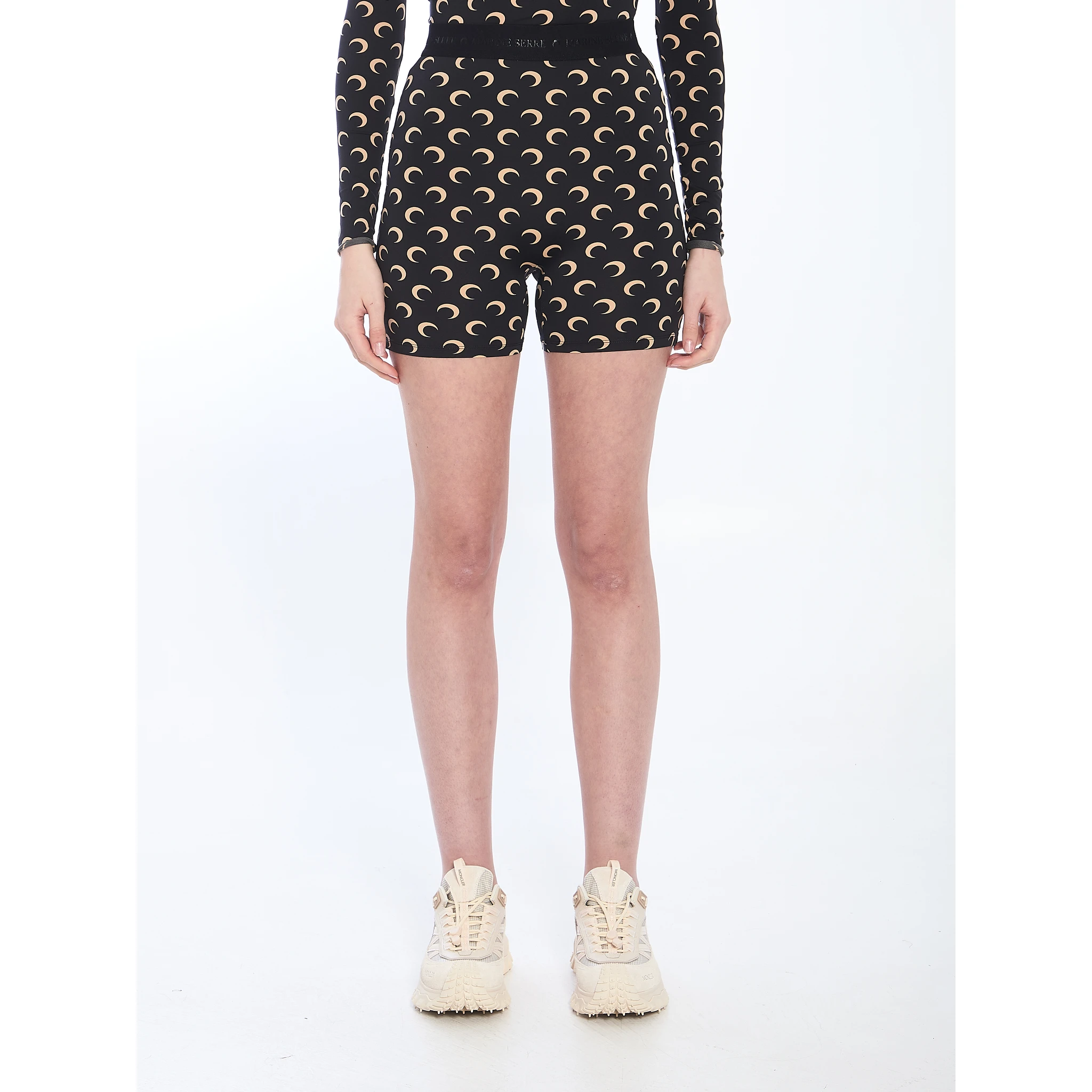 Moon jersey mini shorts