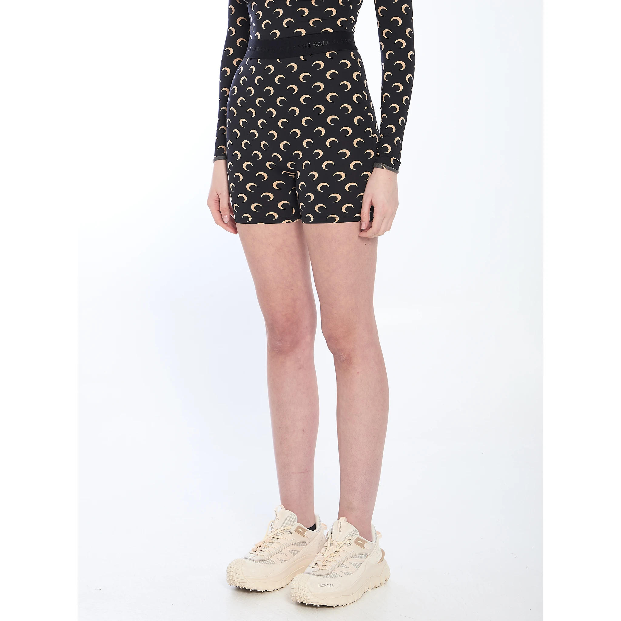 Moon jersey mini shorts