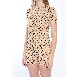 Moon jersey short-sleeve top