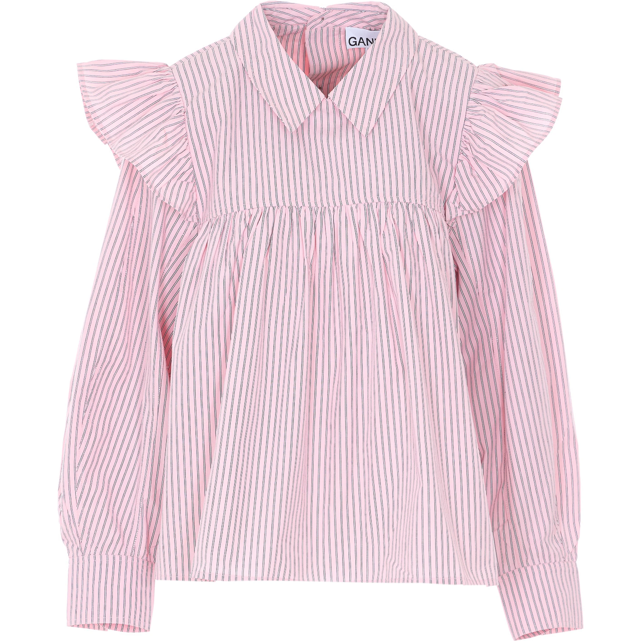 GANNI Shirts Pink