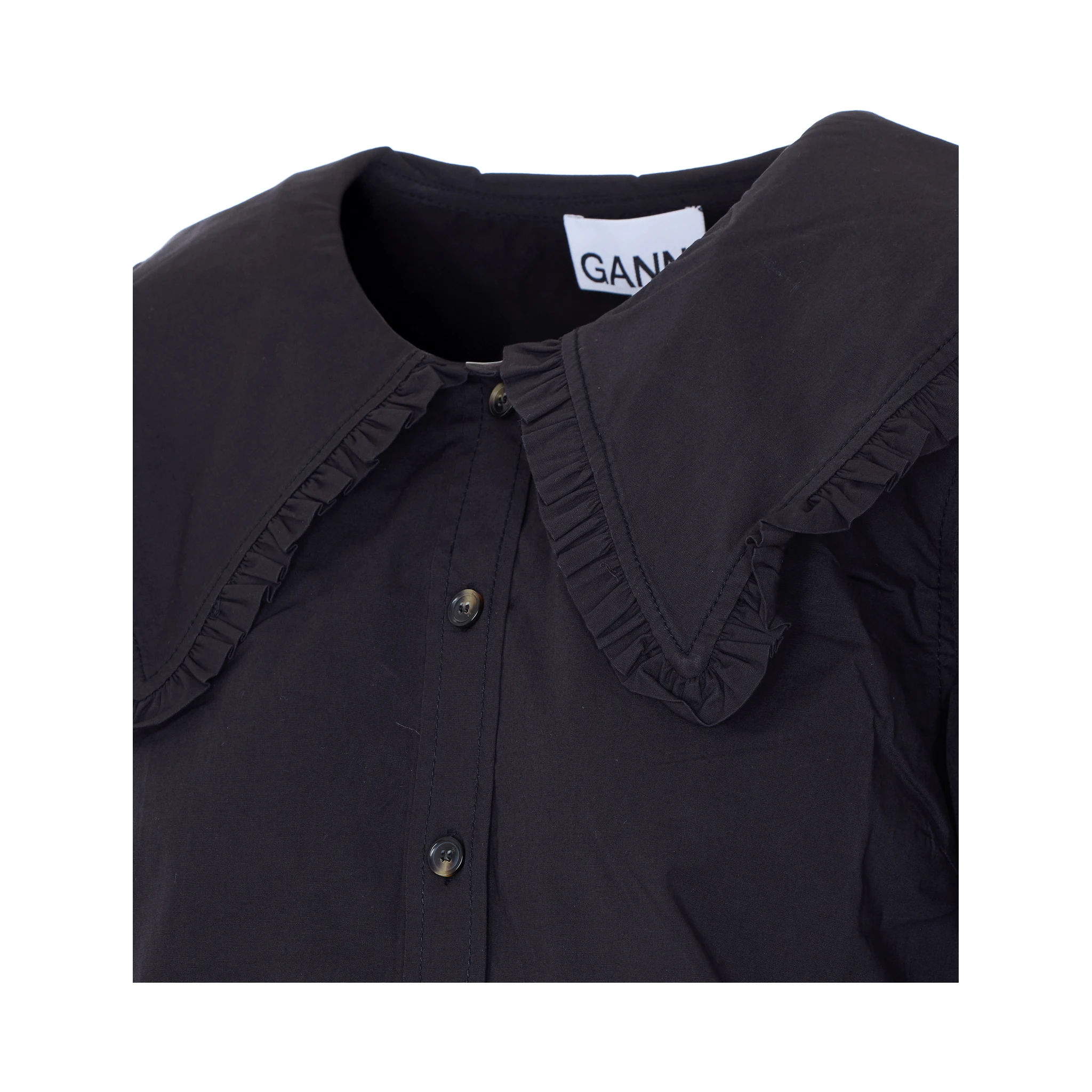GANNI Shirts Black