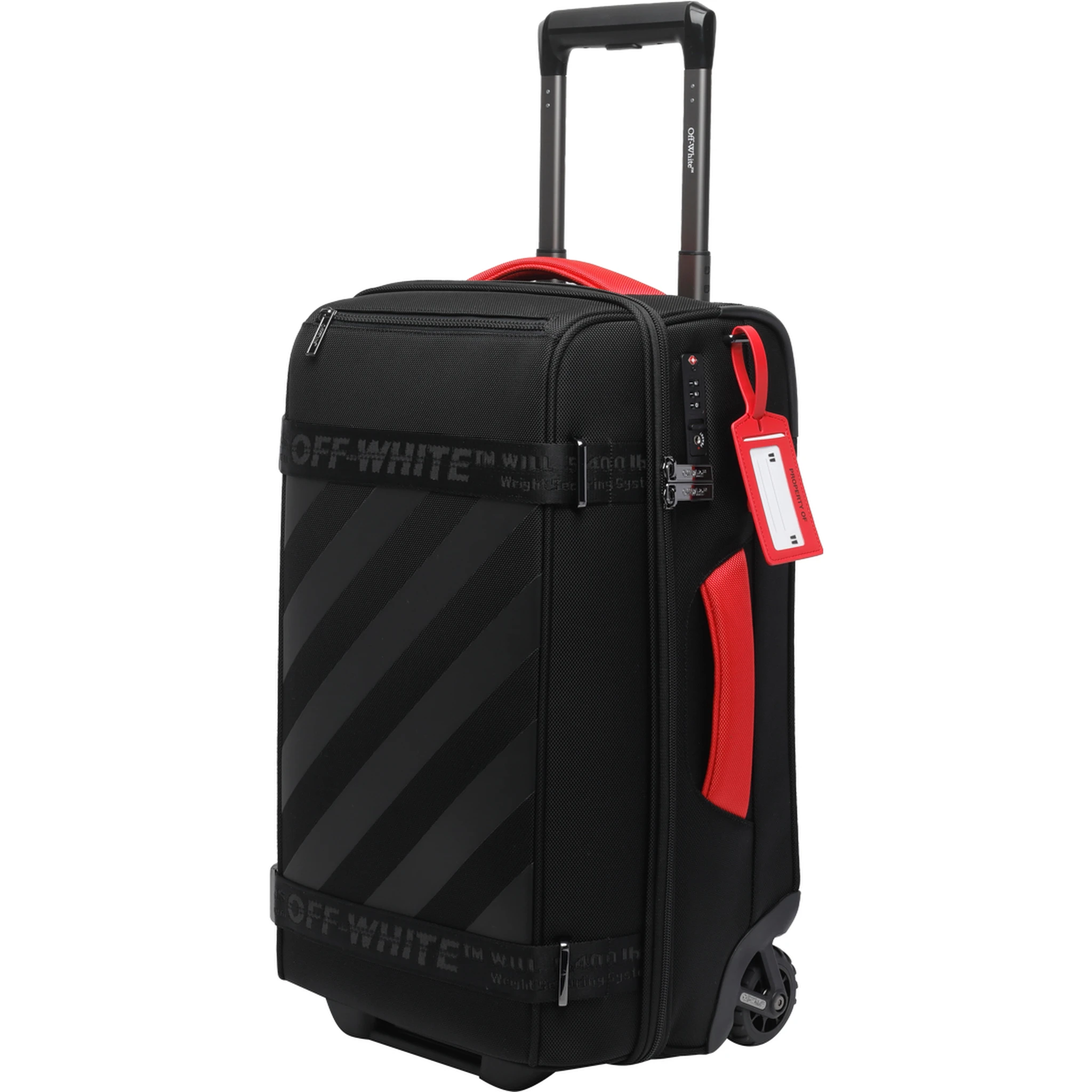 Off White Suitcases Black