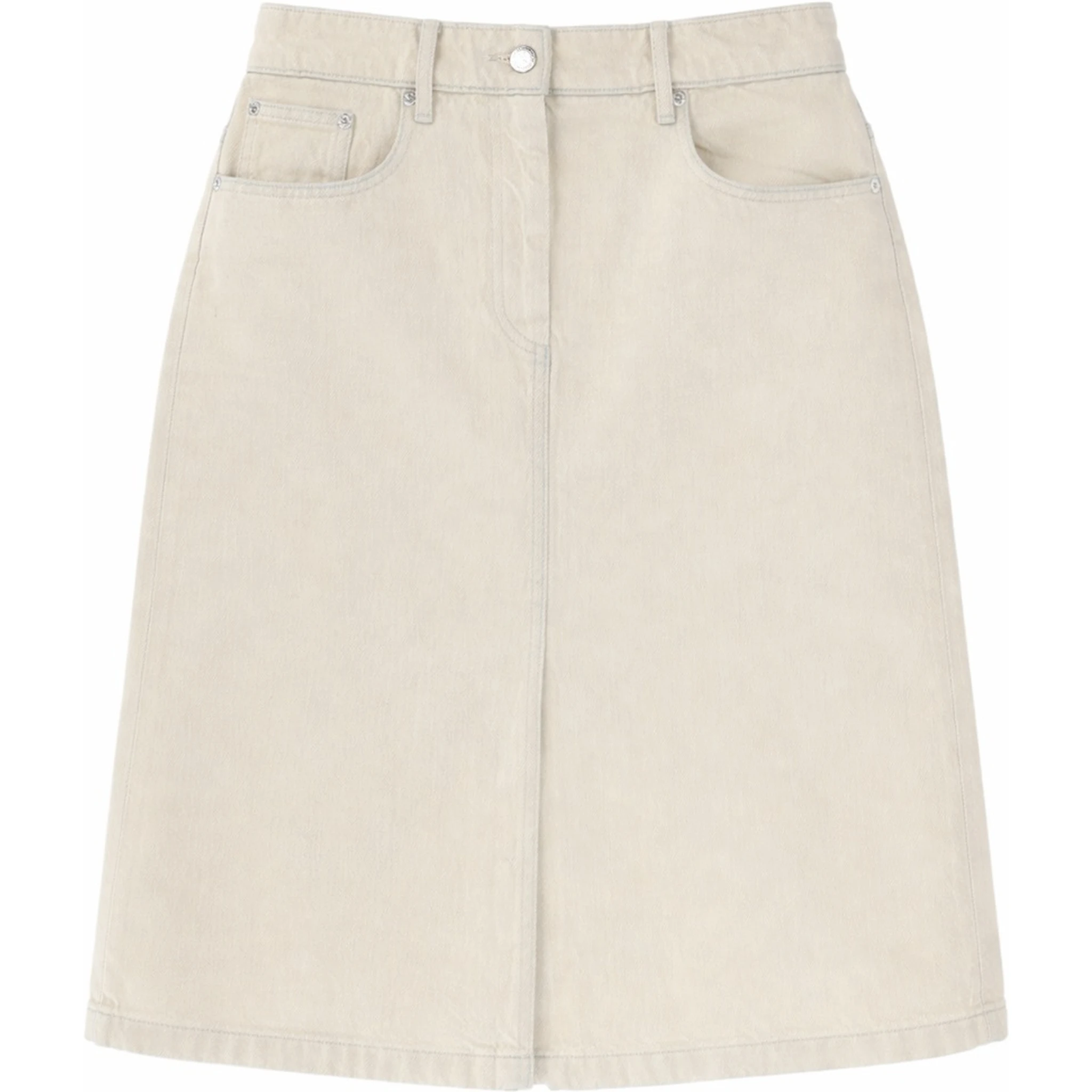 DENIM MIDI SKIRT
