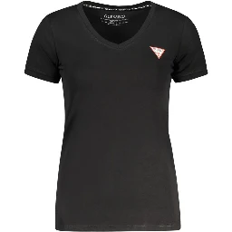Black Cotton Women's T-Shirt